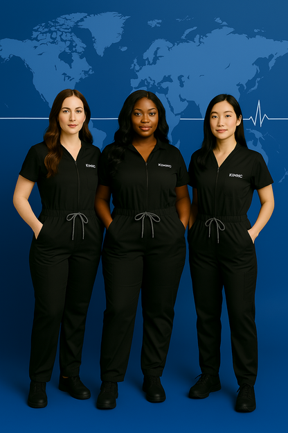 Short sleeve scrubs